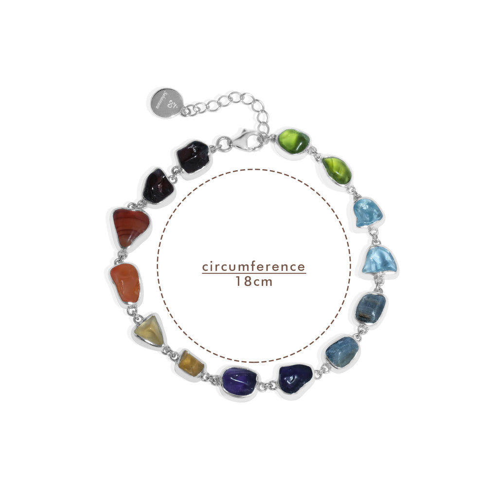 Gelang Rantai Koleksi Pristine Chakra Perak 925