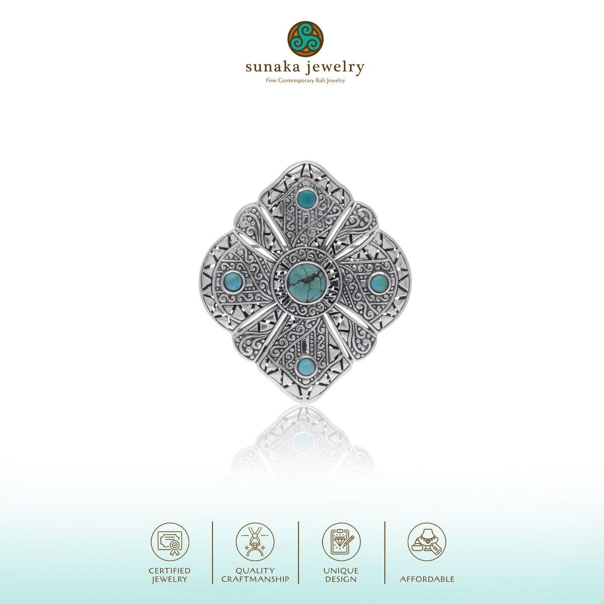 Bross Perak Koleksi Bohemian Sterling Silver 925