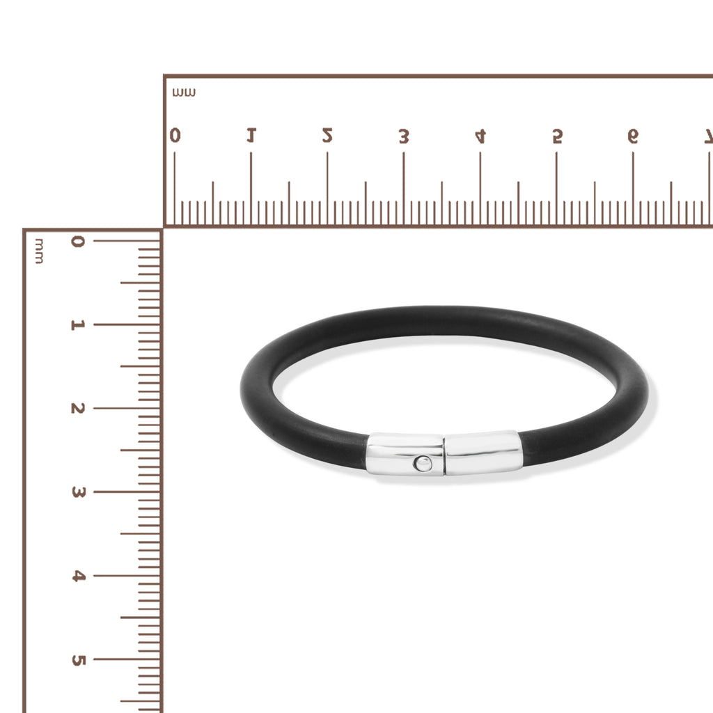 Gelang Plin Koleksi Rubber Sterling Silver 925