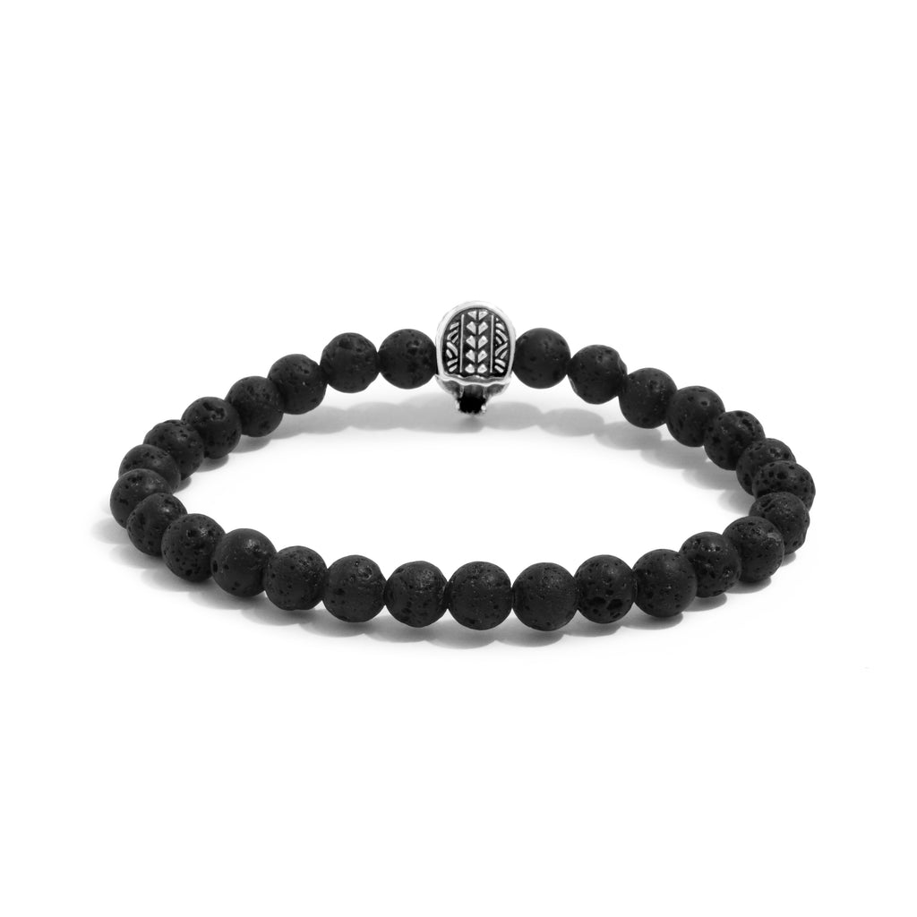 925 Sterling Silver Maori Bead Bracelet