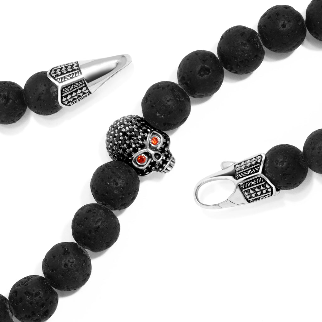 Gelang Bead Carabiner Maori Sterling Silver 925