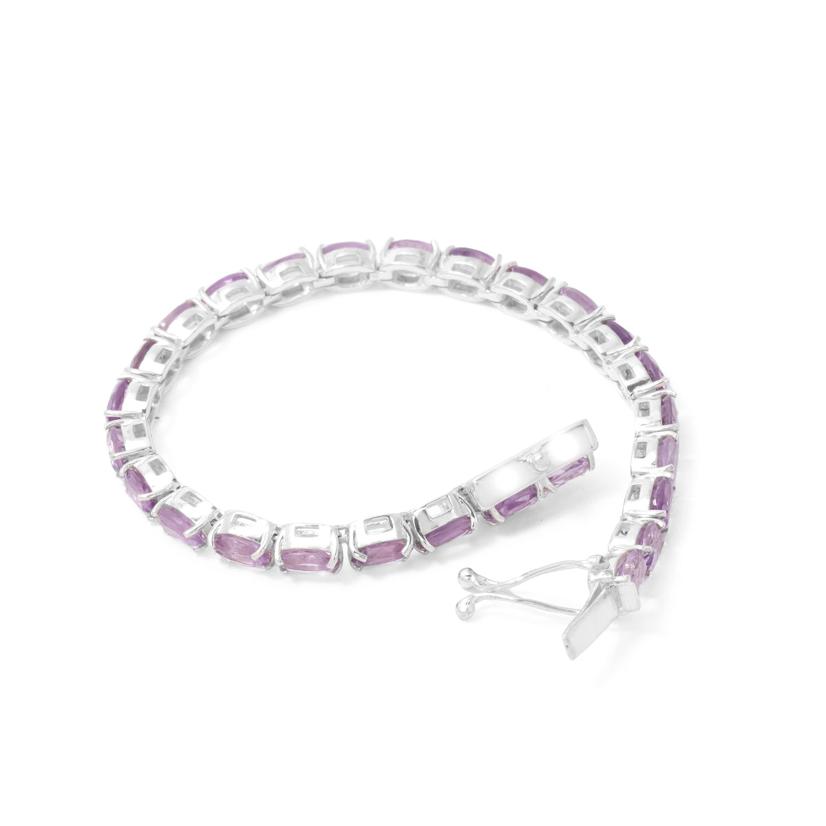 Gelang Tenis Oval Koleksi Elegant Vibration Sterling Silver 925