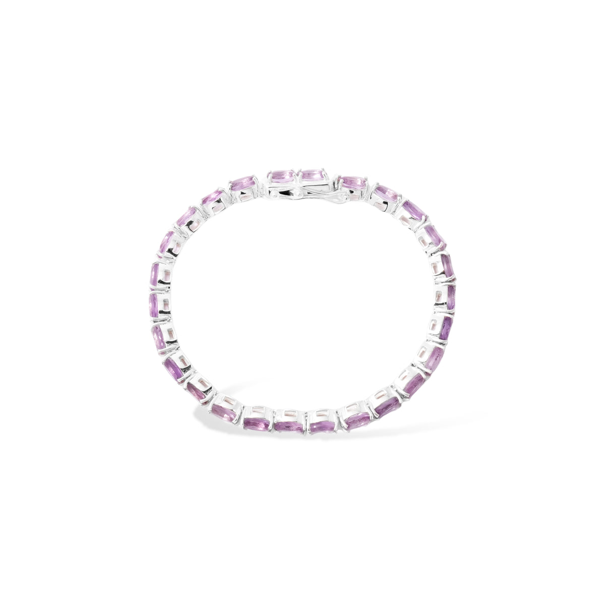 Gelang Tenis Oval Koleksi Elegant Vibration Sterling Silver 925