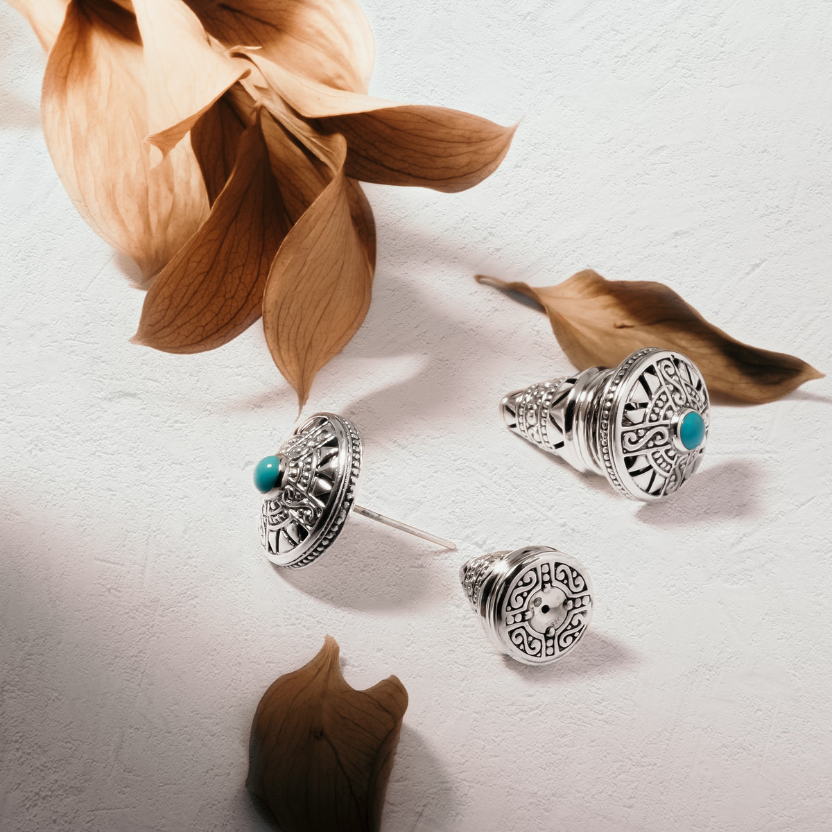 Anting Subeng Besar Koleksi Bohemian Sterling Silver 925