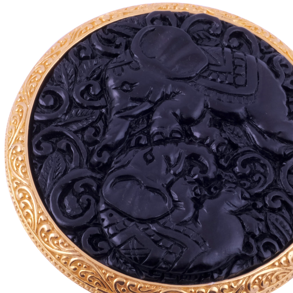 Bros Perak Koleksi Gajah Sterling Silver 925 Gold Plated