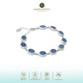 Gelang Chain 1 Koleksi Opal Perak 925
