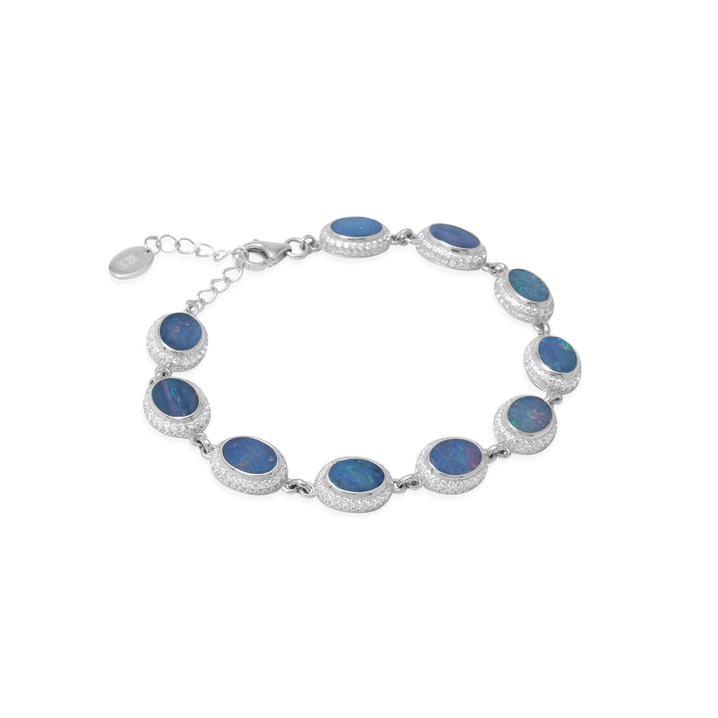 Gelang Chain 1 Koleksi Opal Perak 925