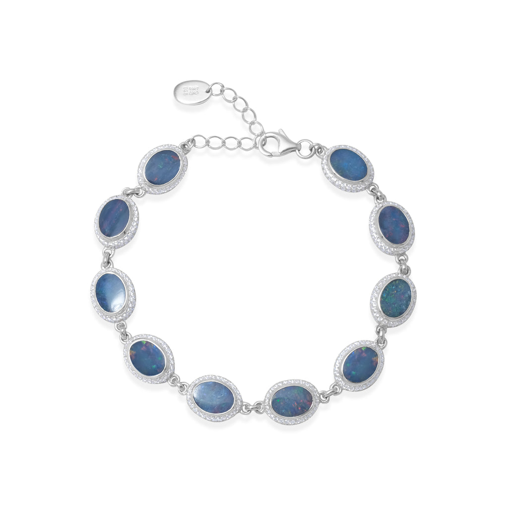 Gelang Chain 1 Koleksi Opal Perak 925