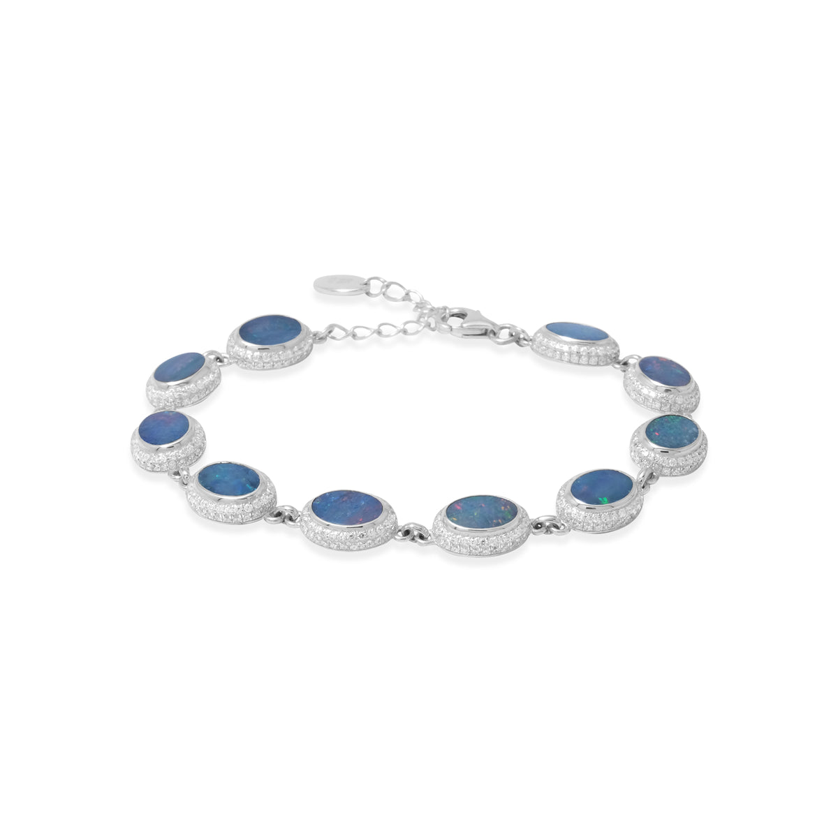 Gelang Chain 1 Koleksi Opal Perak 925