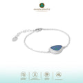 Gelang Chain 2 Koleksi Opal Perak 925