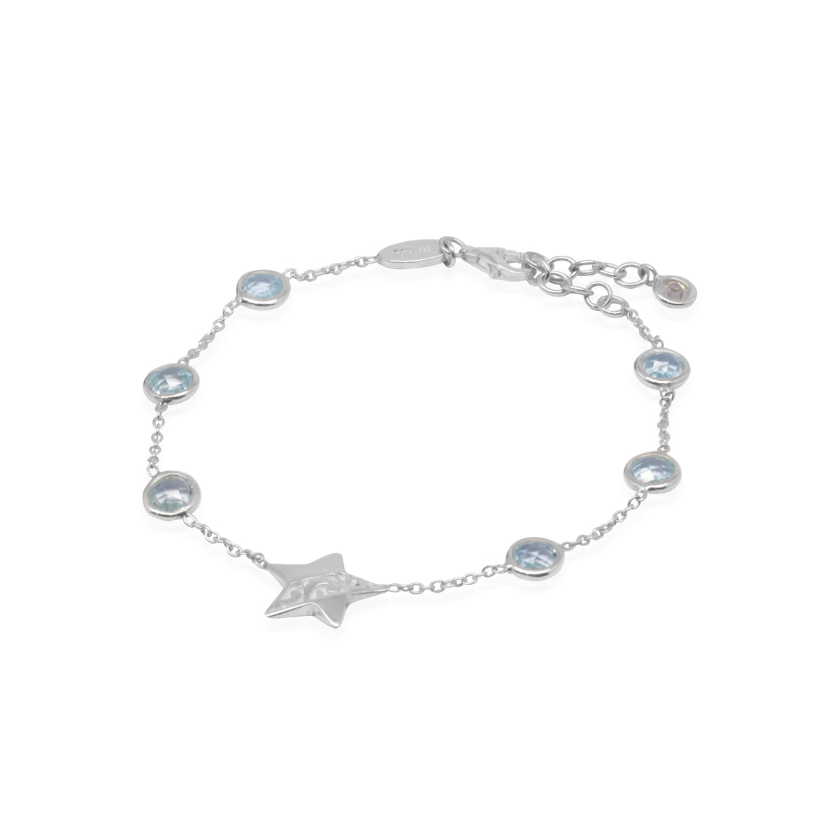 Gelang Perak Koleksi Celestial Bulan Bintang Sterling Silver 925