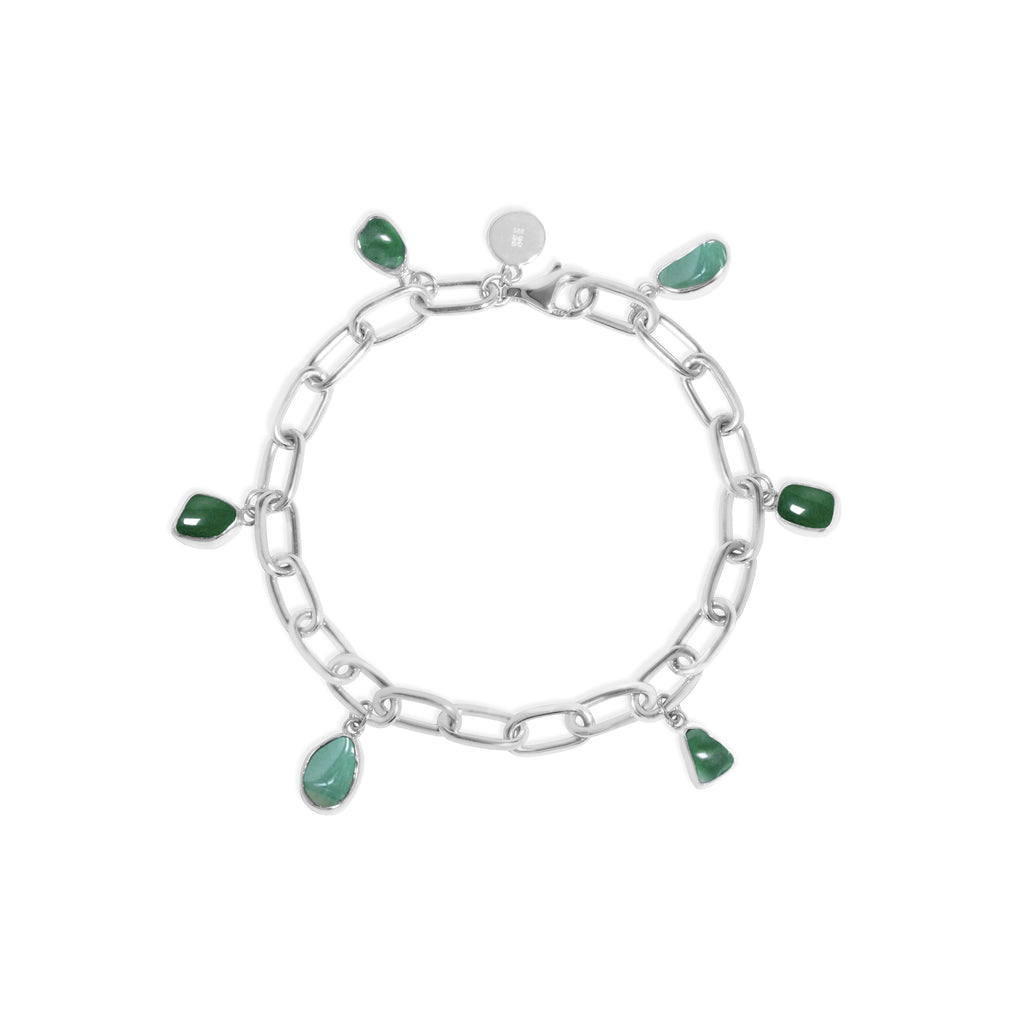 Gelang Rantai Bold Koleksi Pristine Chakra Perak 925