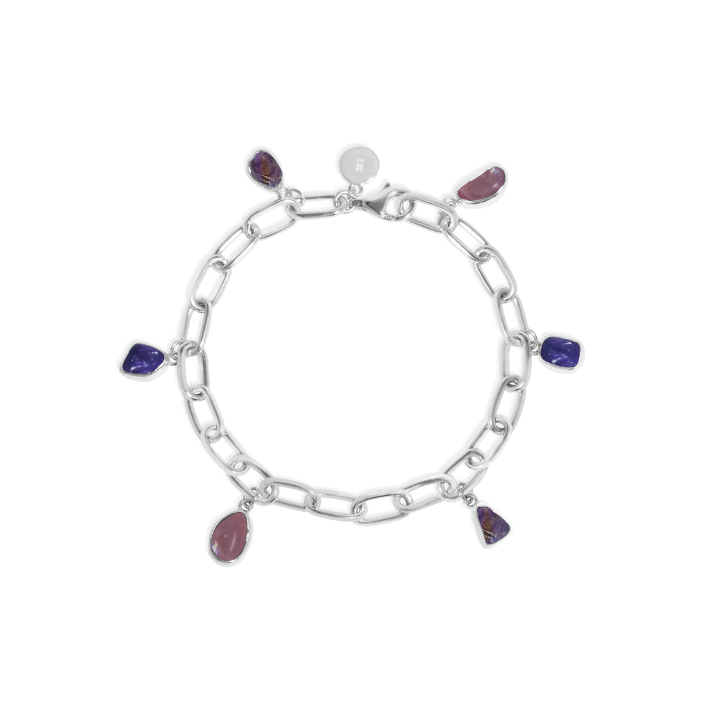 Gelang Rantai Bold Koleksi Pristine Chakra Perak 925