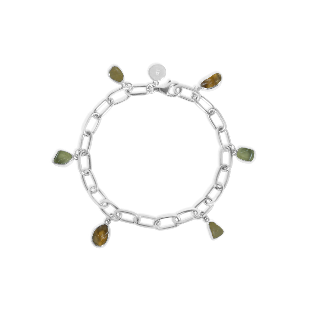 Gelang Rantai Bold Koleksi Pristine Chakra Perak 925