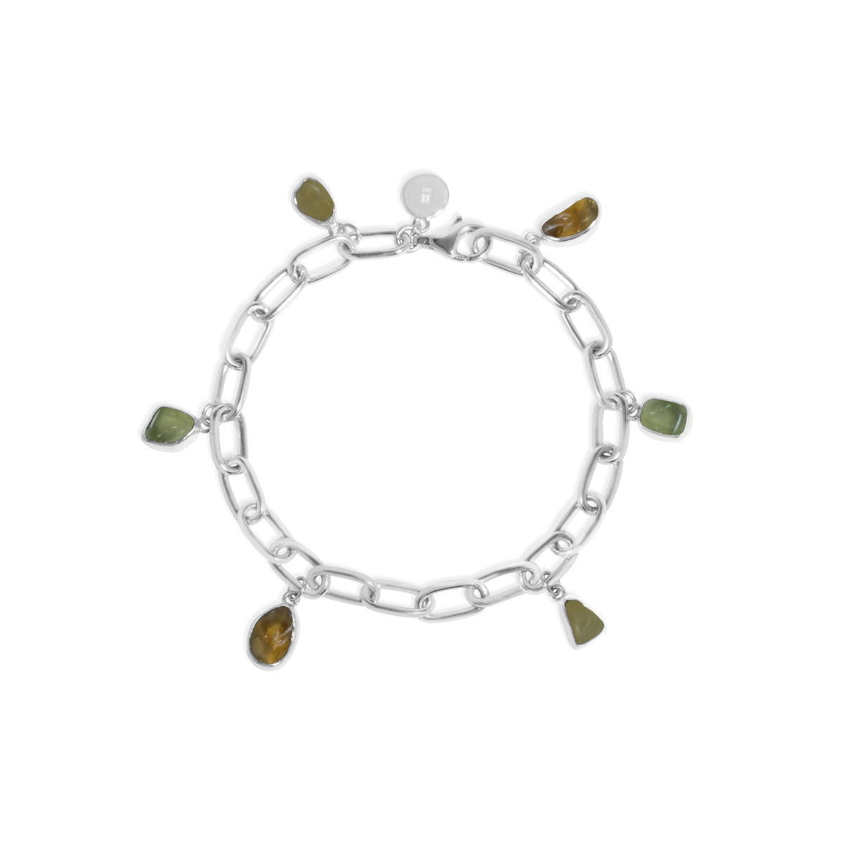 Gelang Rantai Bold Koleksi Pristine Chakra Perak 925