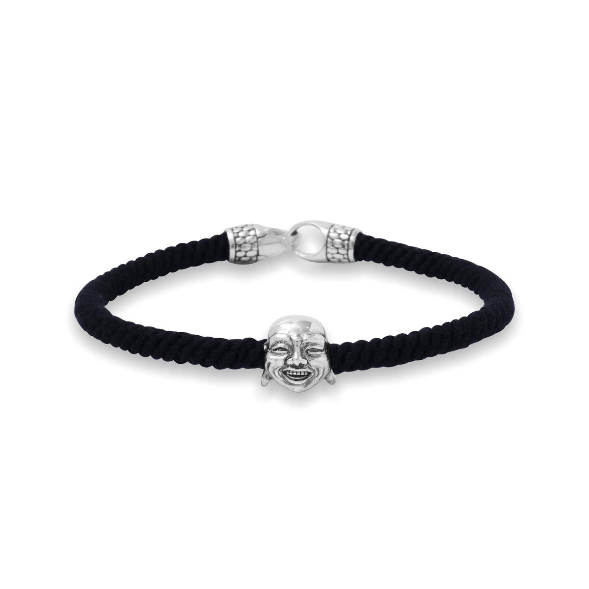 Gelang Perak 925 Budha Koleksi Tali Anyaman