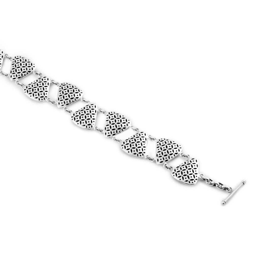 Gelang Rantai Silver 925 Koleksi Batik Indonesia