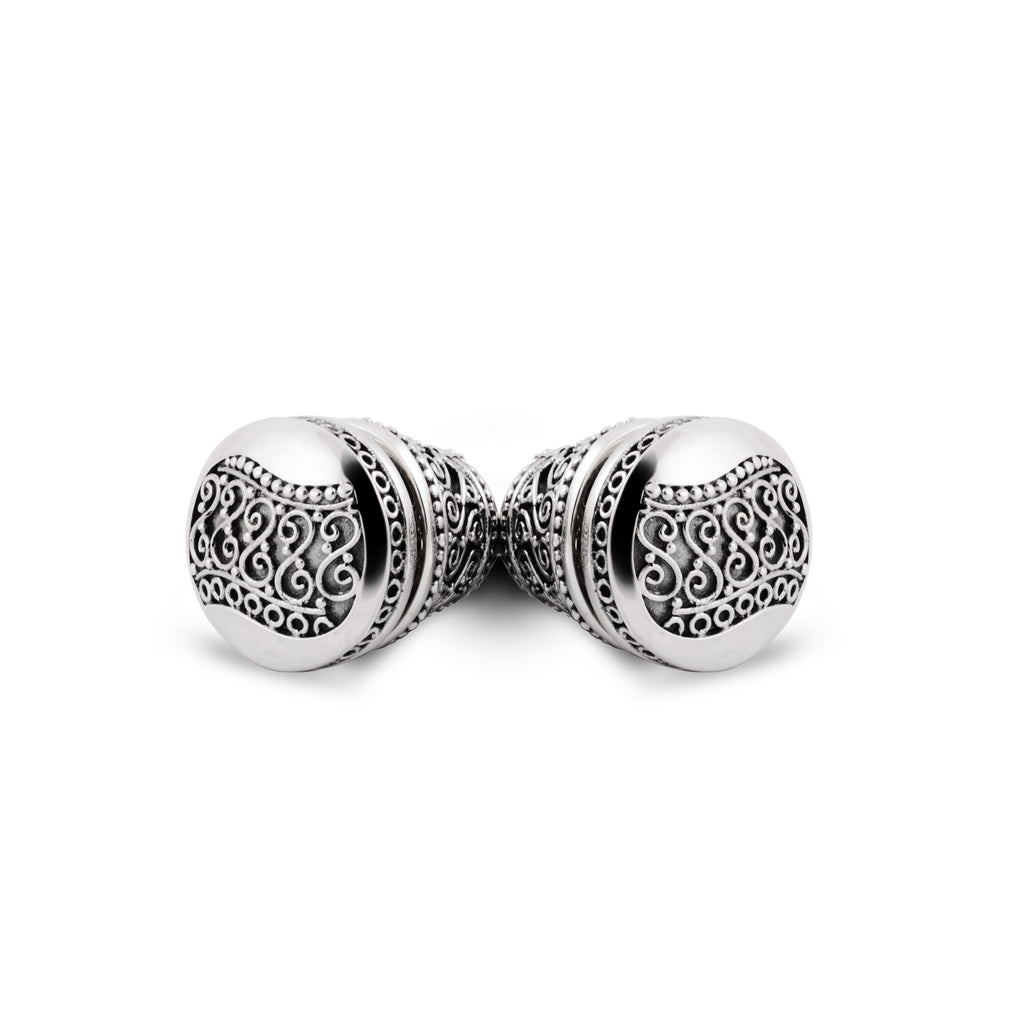 Anting Subeng Bulat Koleksi Batik Indonesia Sterling Silver 925