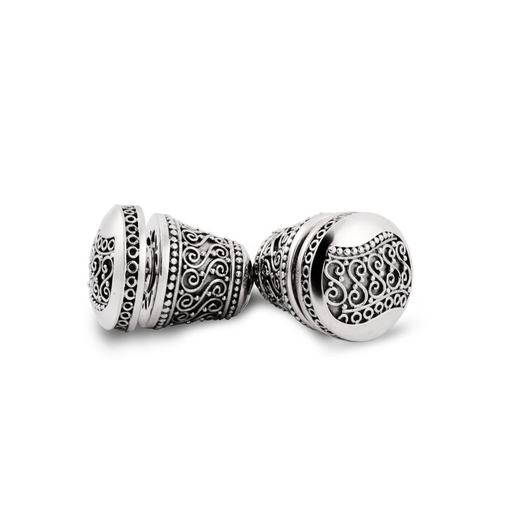 Anting Subeng Bulat Koleksi Batik Indonesia Sterling Silver 925