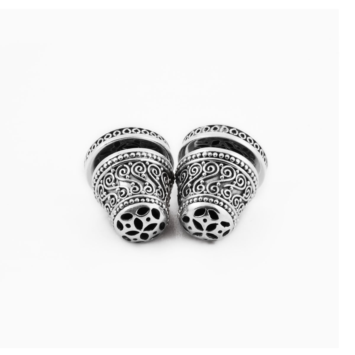 Anting Subeng Bulat Koleksi Batik Indonesia Sterling Silver 925