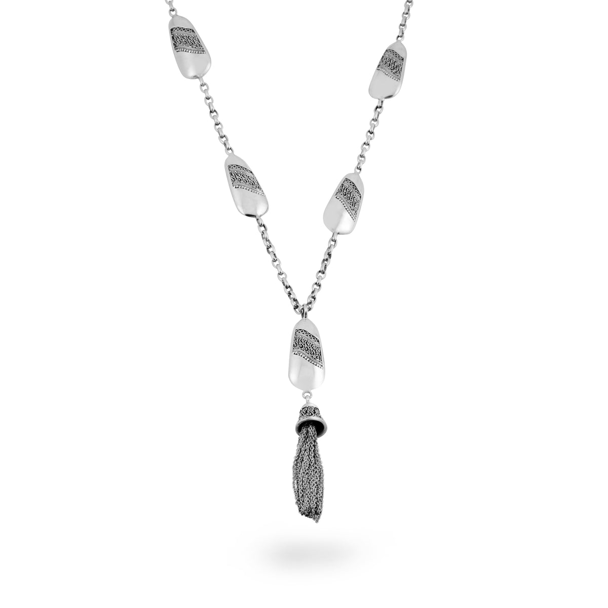 925 Silver Necklace Indonesian Batik Collection