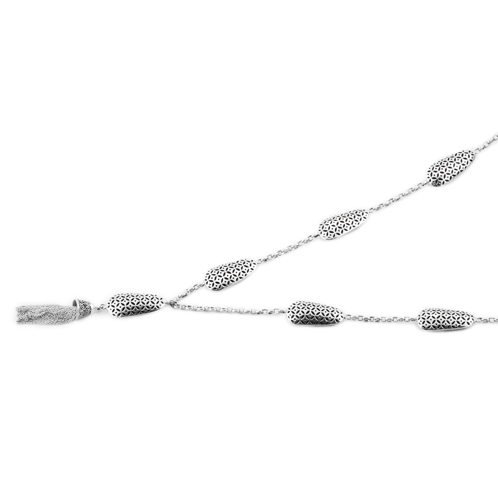 925 Silver Necklace Indonesian Batik Collection
