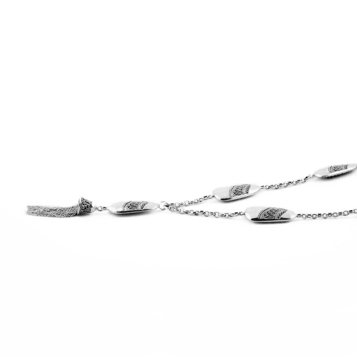 925 Silver Necklace Indonesian Batik Collection