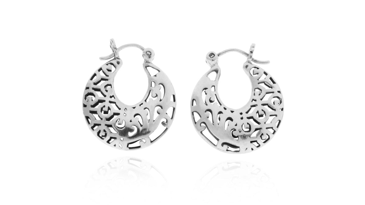 Anting Hoop Perak 925 Koleksi Bhineka