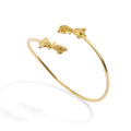 Gelang Bangle Perak Yamabuki Sterling Silver 925 Gold Plated
