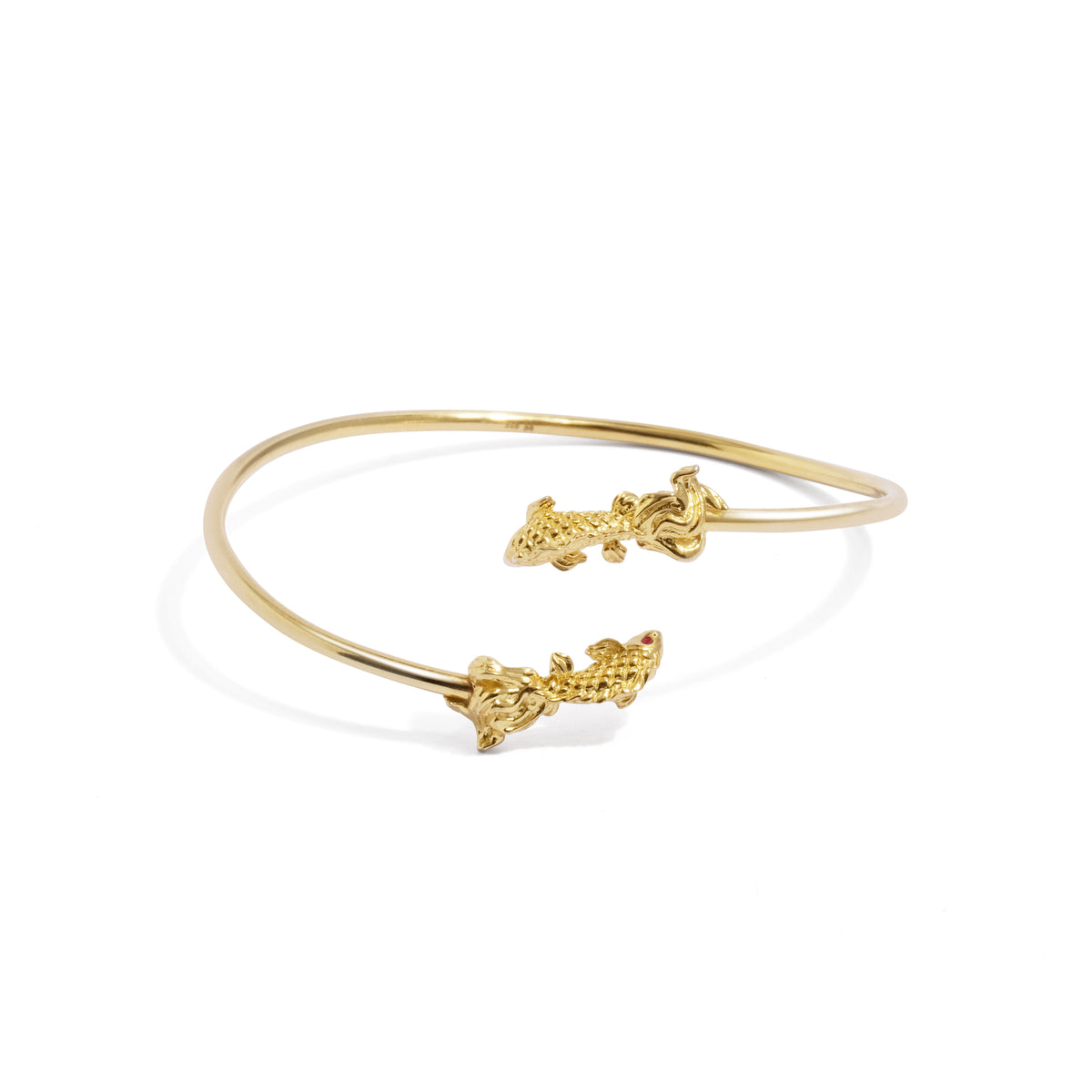Gelang Bangle Perak Yamabuki Sterling Silver 925 Gold Plated