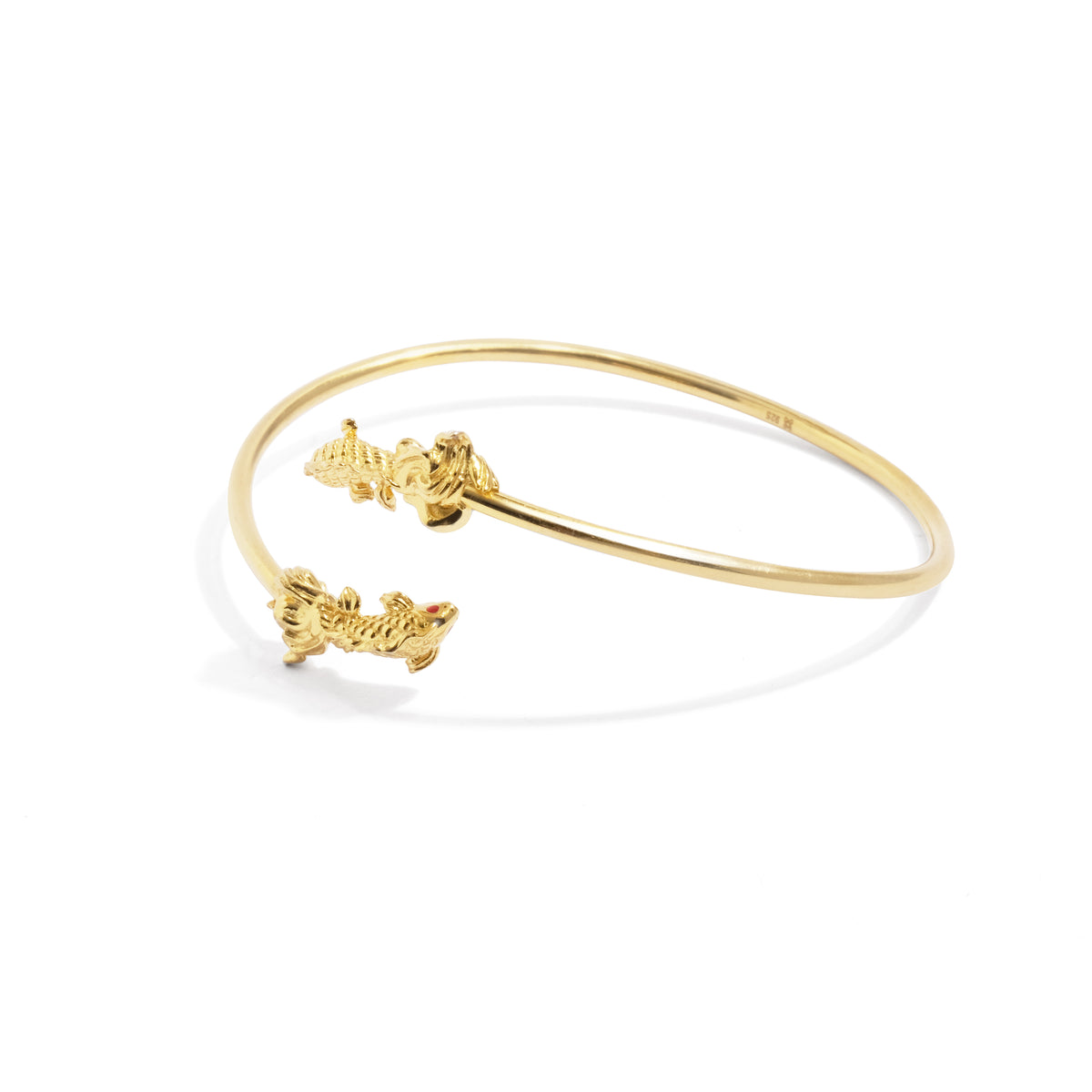Gelang Bangle Perak Yamabuki Sterling Silver 925 Gold Plated