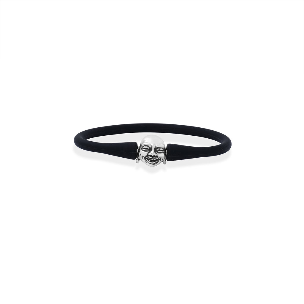Gelang Perak 925 Koleksi Rubber Bead Buddha