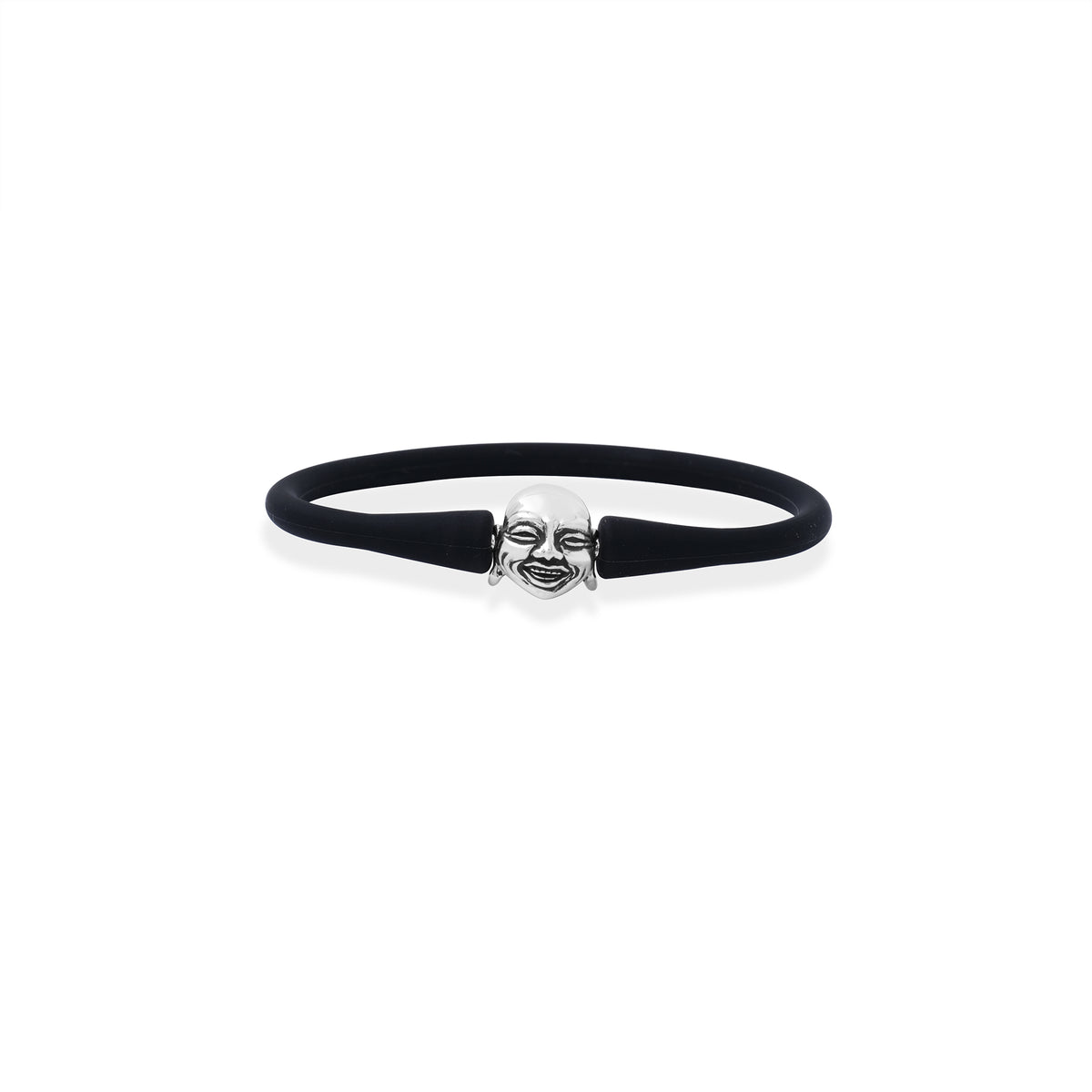 Gelang Perak 925 Koleksi Rubber Bead Buddha