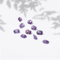 Gemstone Amethyst Purple Sapphire Cushion Checker Board 5x7 mm