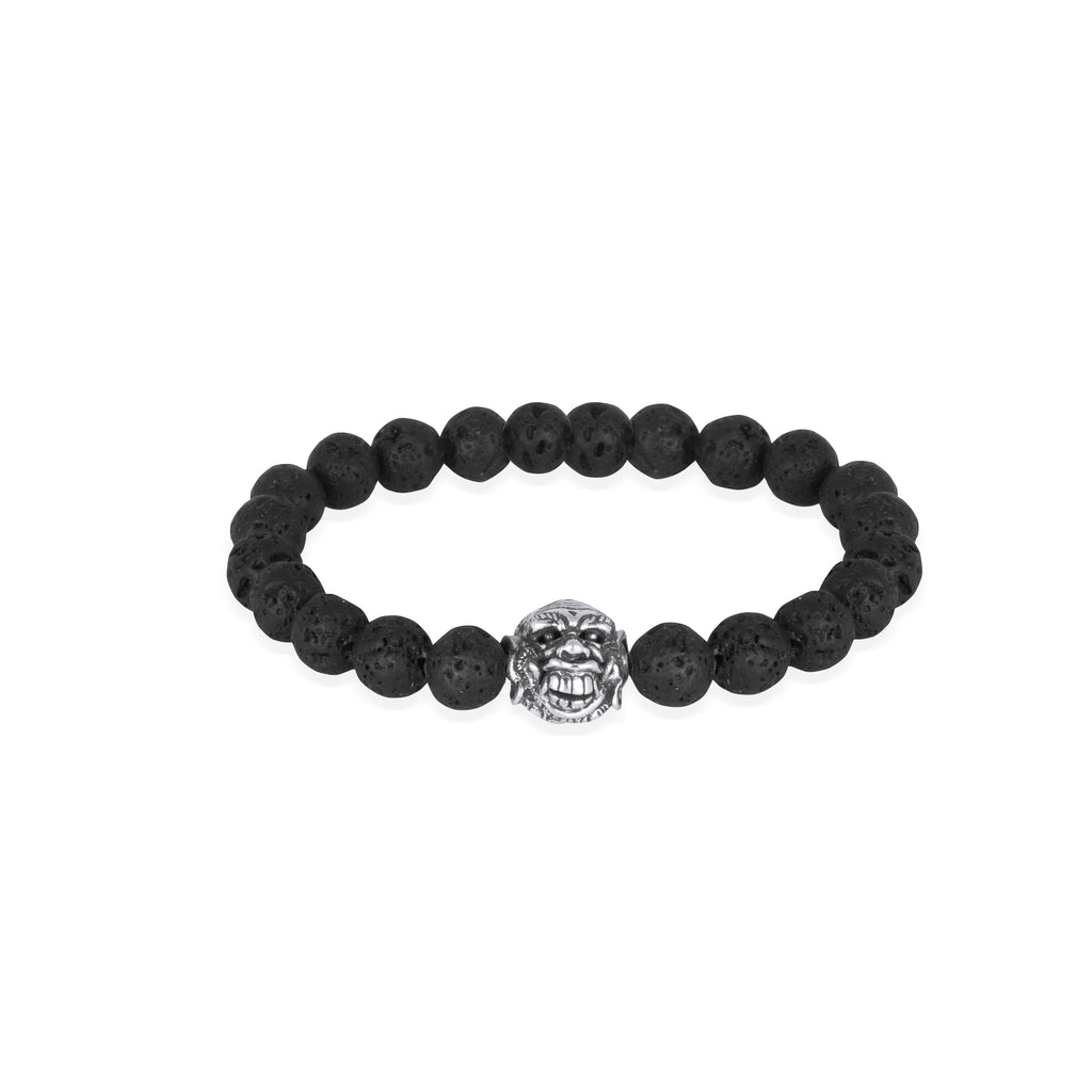 Gelang Perak 925 Koleksi Lava Bead Celuluk Sterling Silver Oksidasi
