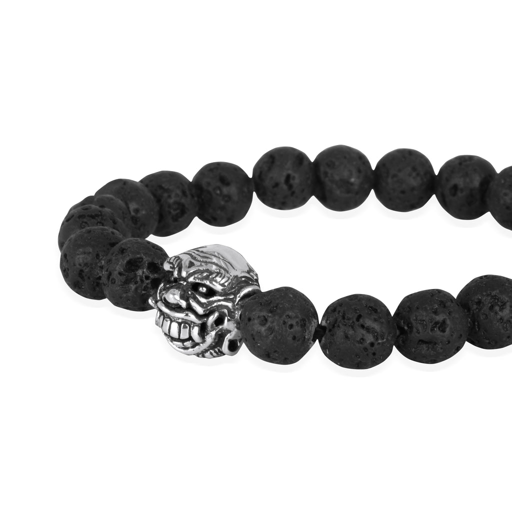 Gelang Perak 925 Koleksi Lava Bead Celuluk Sterling Silver Oksidasi