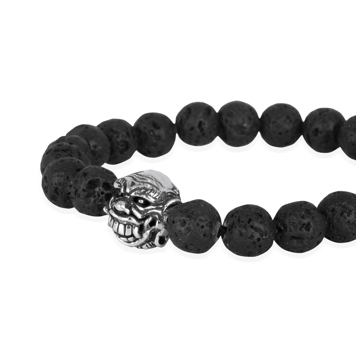 Gelang Perak 925 Koleksi Lava Bead Celuluk Sterling Silver Oksidasi