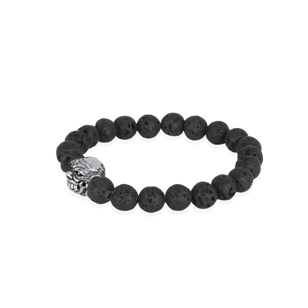 Gelang Perak 925 Koleksi Lava Bead Celuluk Sterling Silver Oksidasi