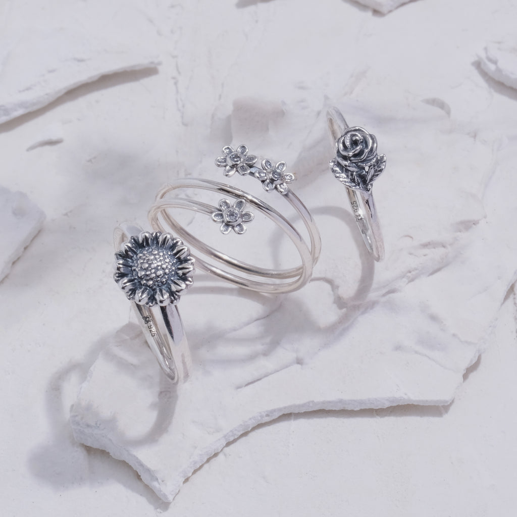 Cincin Silver 925 Wanita Sunaka Jewelry Koleksi Assorted 35