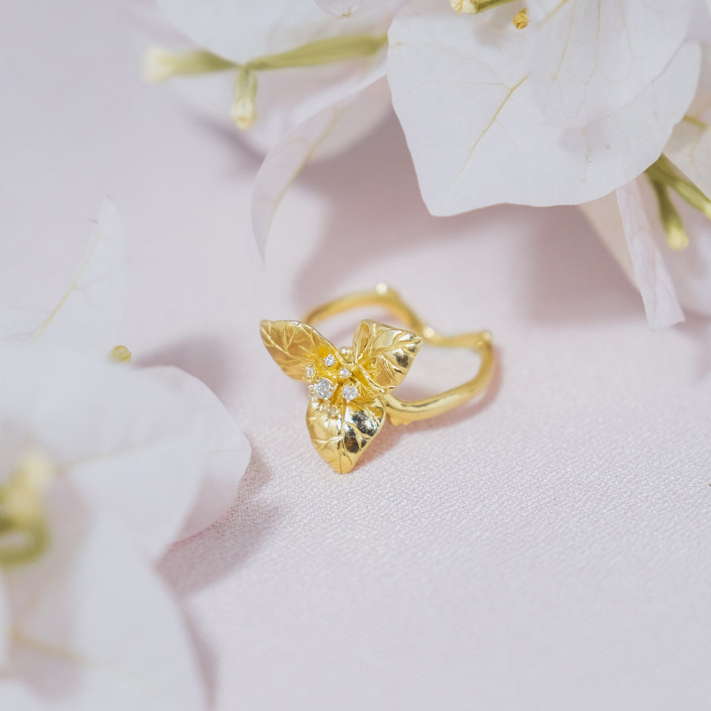 Cincin Perak 925 Koleksi Bougenville