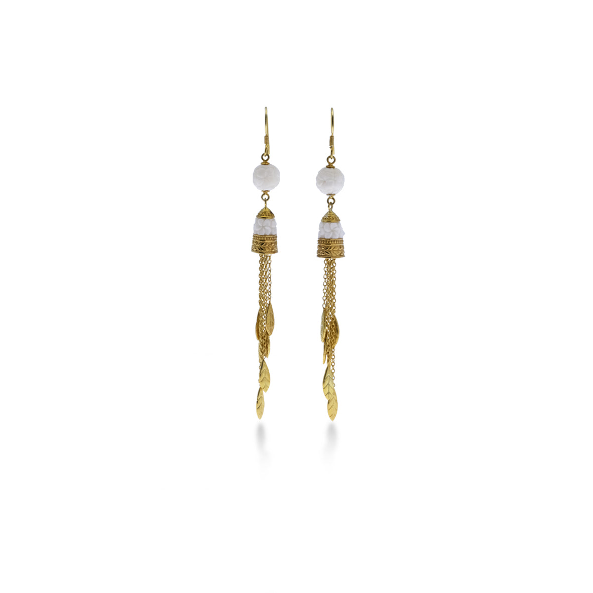 Anting Dangling Perak Koleksi Jepun Sterling Silver 925 Gold Plated