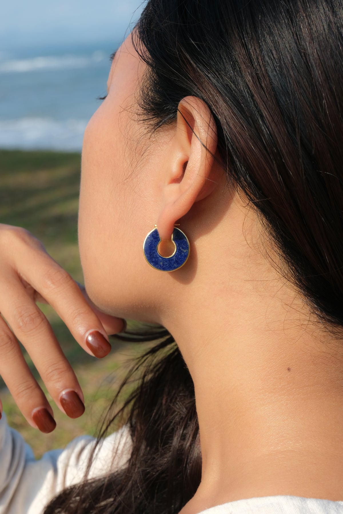 Anting Hoop Koleksi Jali Sterling Silver 925