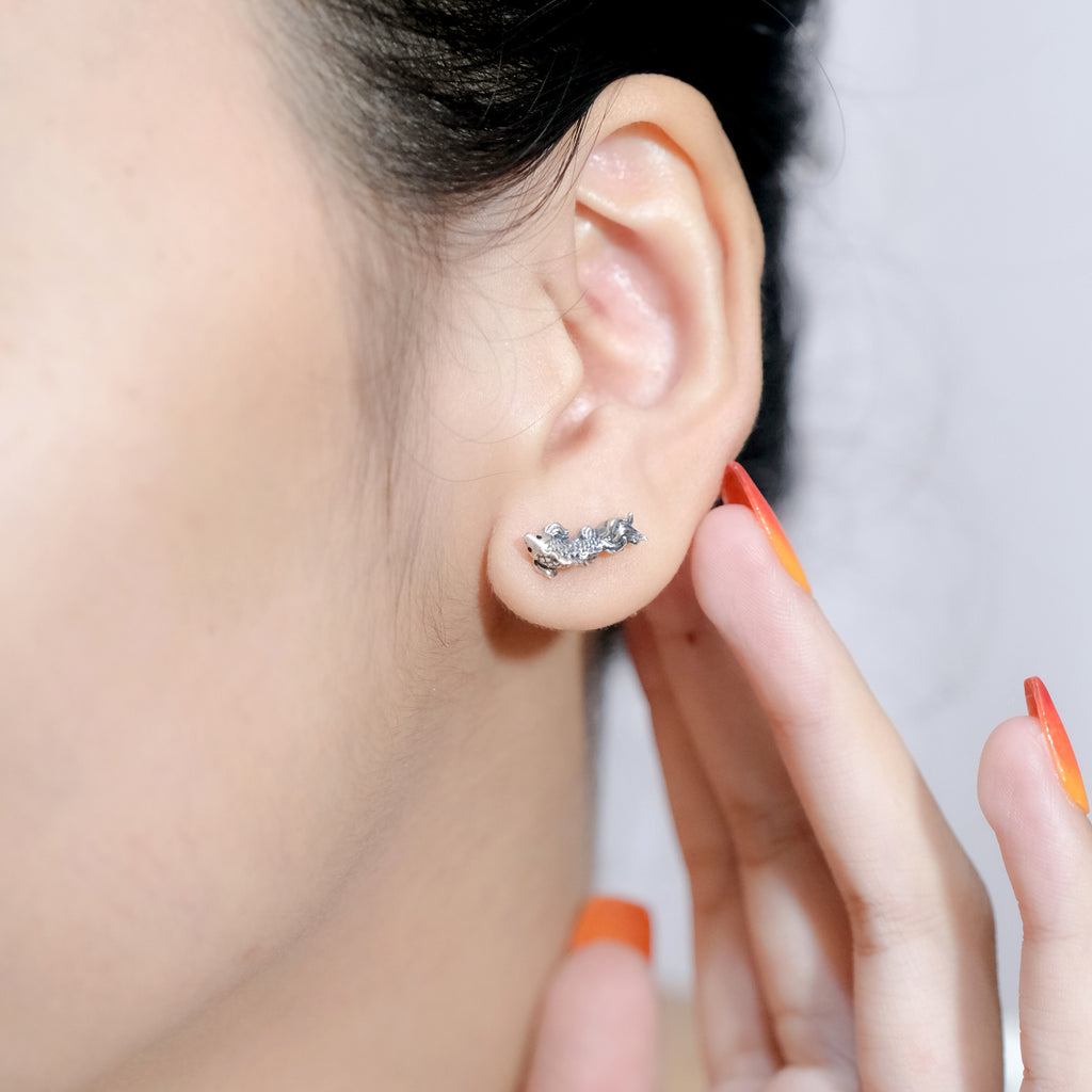 Anting Stud Perak Yamabuki Sterling Silver 925