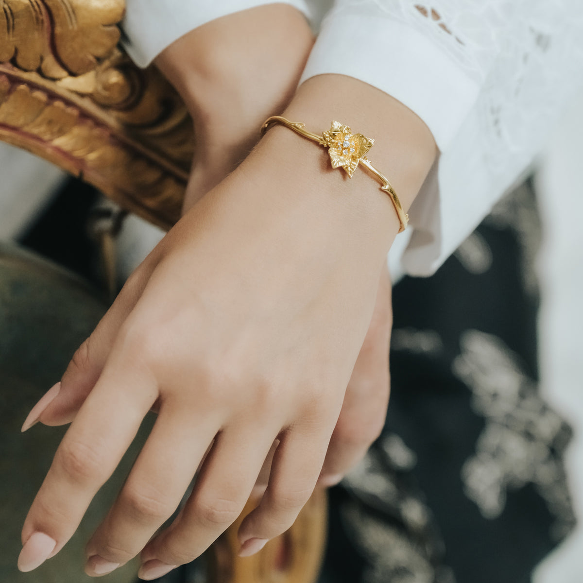 Bougainvillea Sterling Silver 925 Bracelet