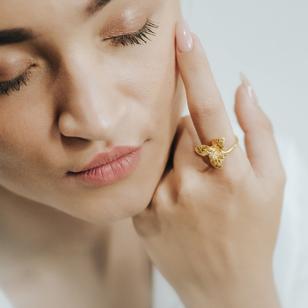 Cincin Perak 925 Koleksi Bougenville