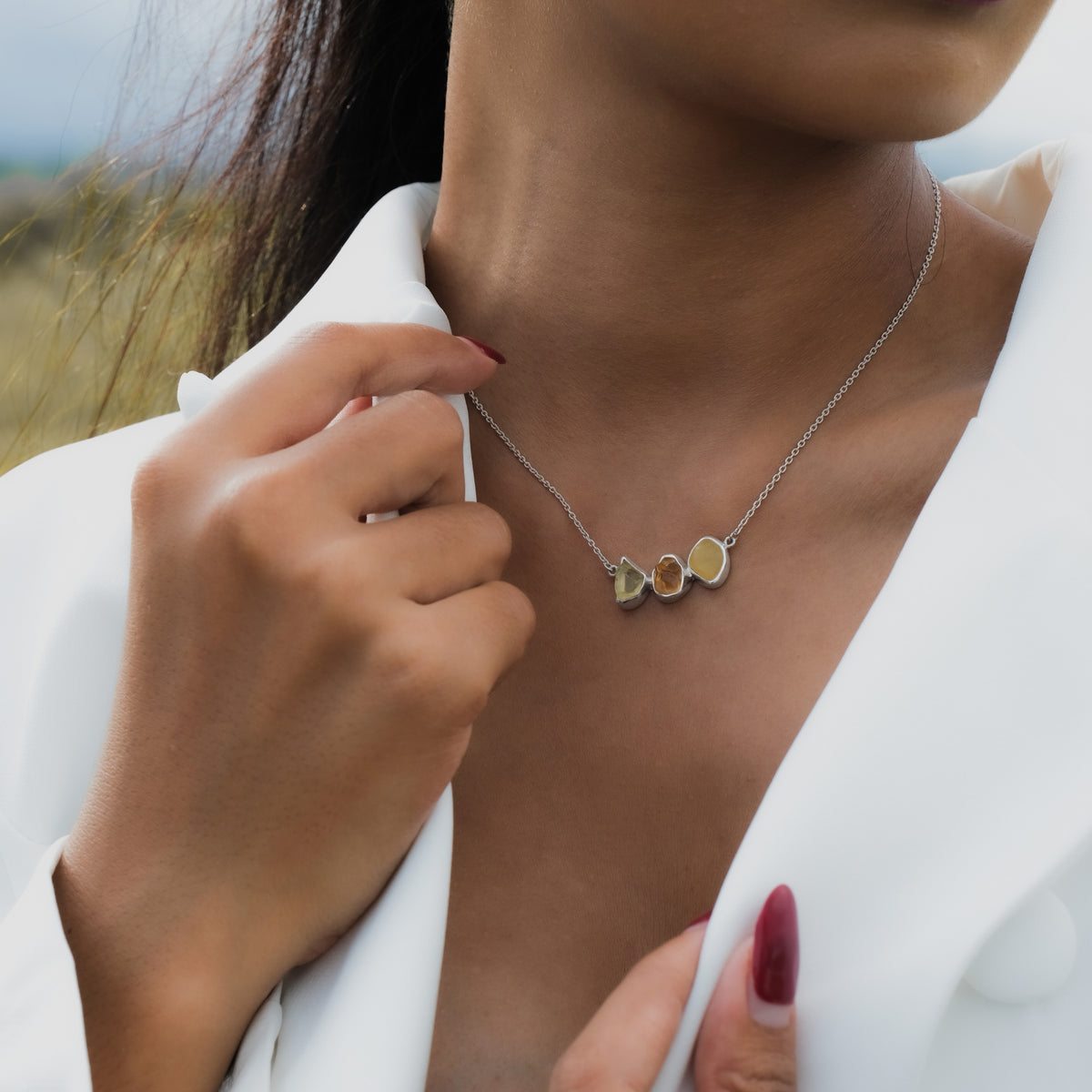 Kalung 2 Koleksi Pristine Chakra Perak 925