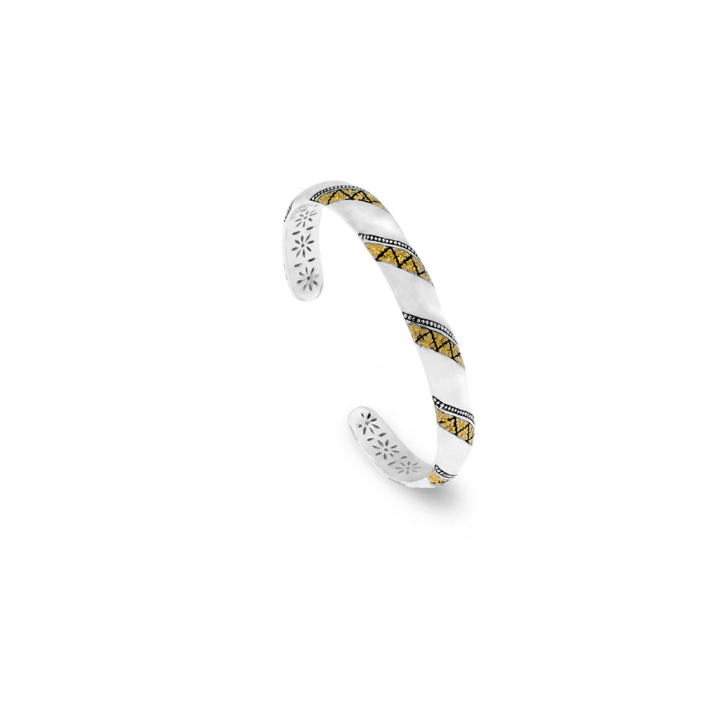Gelang Perak 925 Koleksi Keong Emas Small Bangle