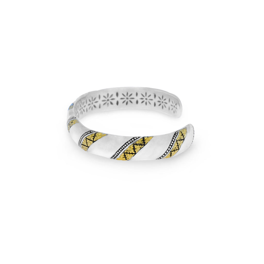 Gelang Perak 925 Koleksi Keong Emas Small Bangle