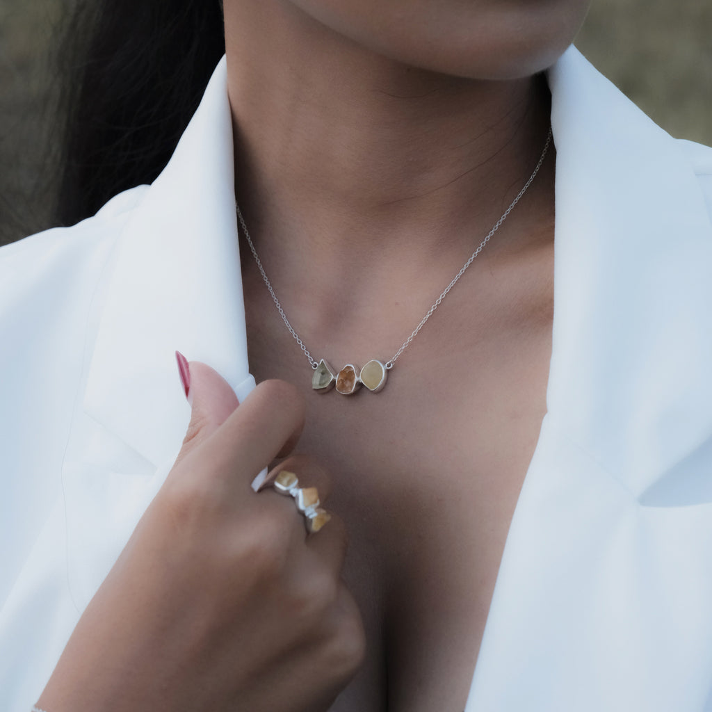 Kalung 2 Koleksi Pristine Chakra Perak 925