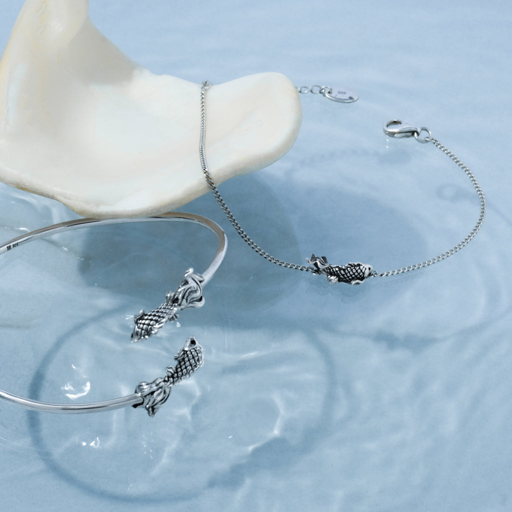 Yamabuki Sterling Silver 925 Chain Bracelet